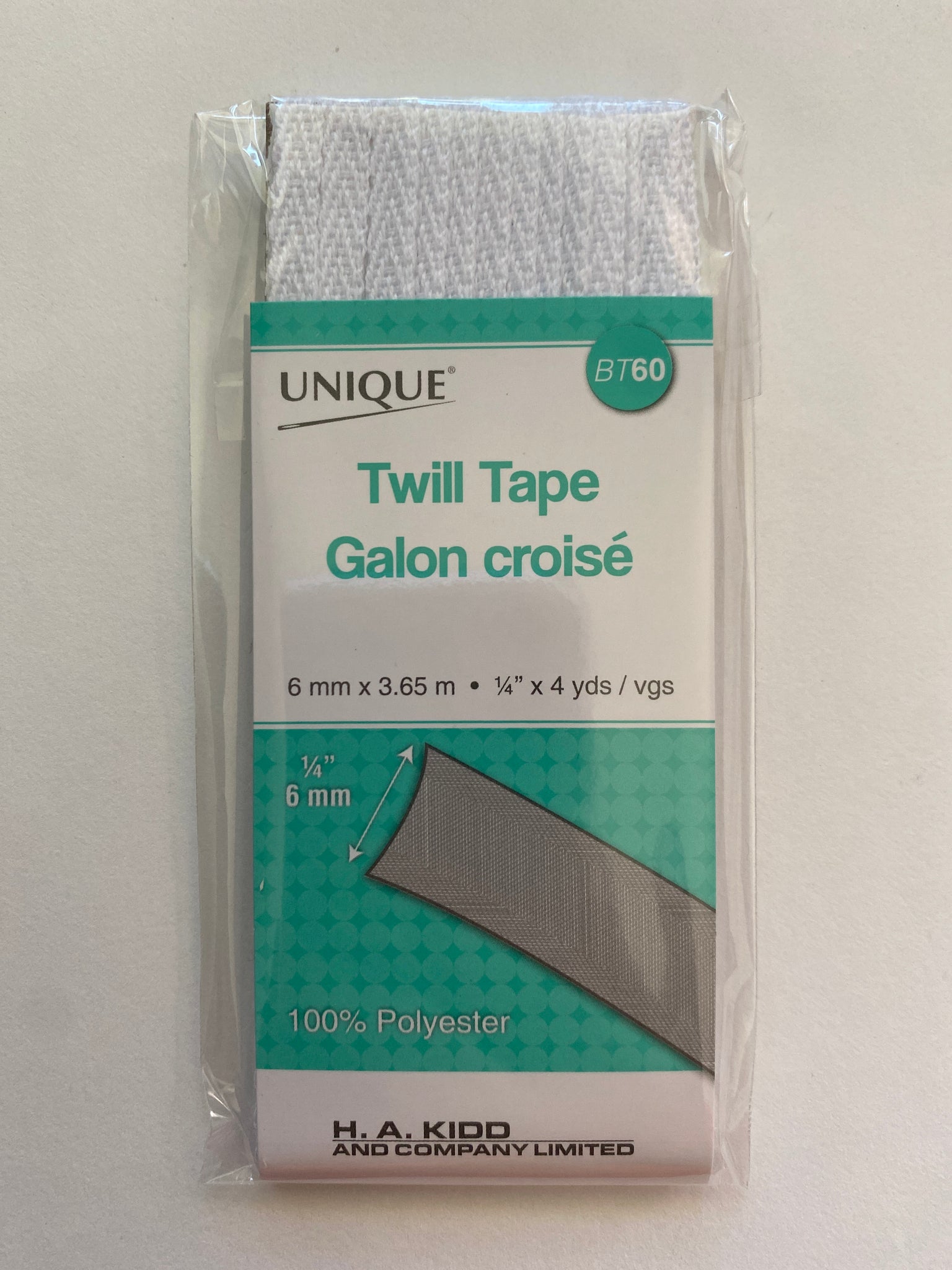 Twill Tape (White)