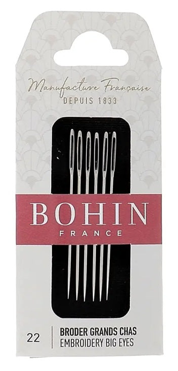 Large Eye Embroidery (Chenille) Needles - Bohin