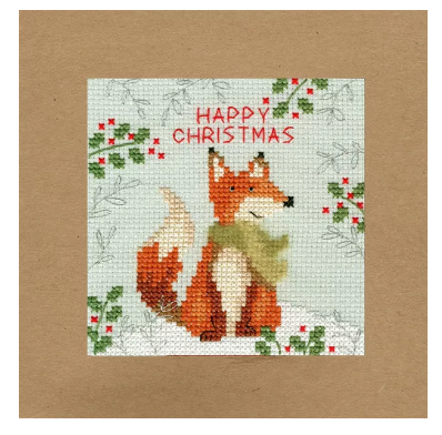 Xmas Fox - Christmas Card Kit