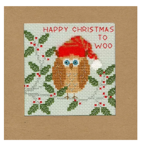 Xmas Owl - Christmas Card Kit