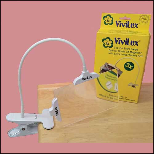 3X Magnifier 4"x6" - Clip On