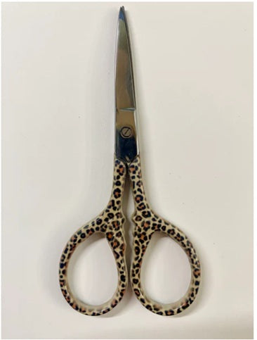 Leopard - Colourful Handle Scissors