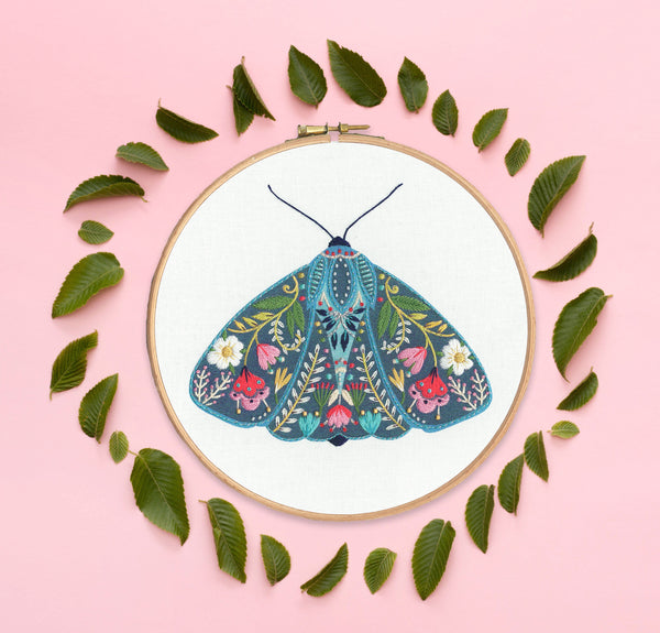 Moth - Pollen Embroideries Collection