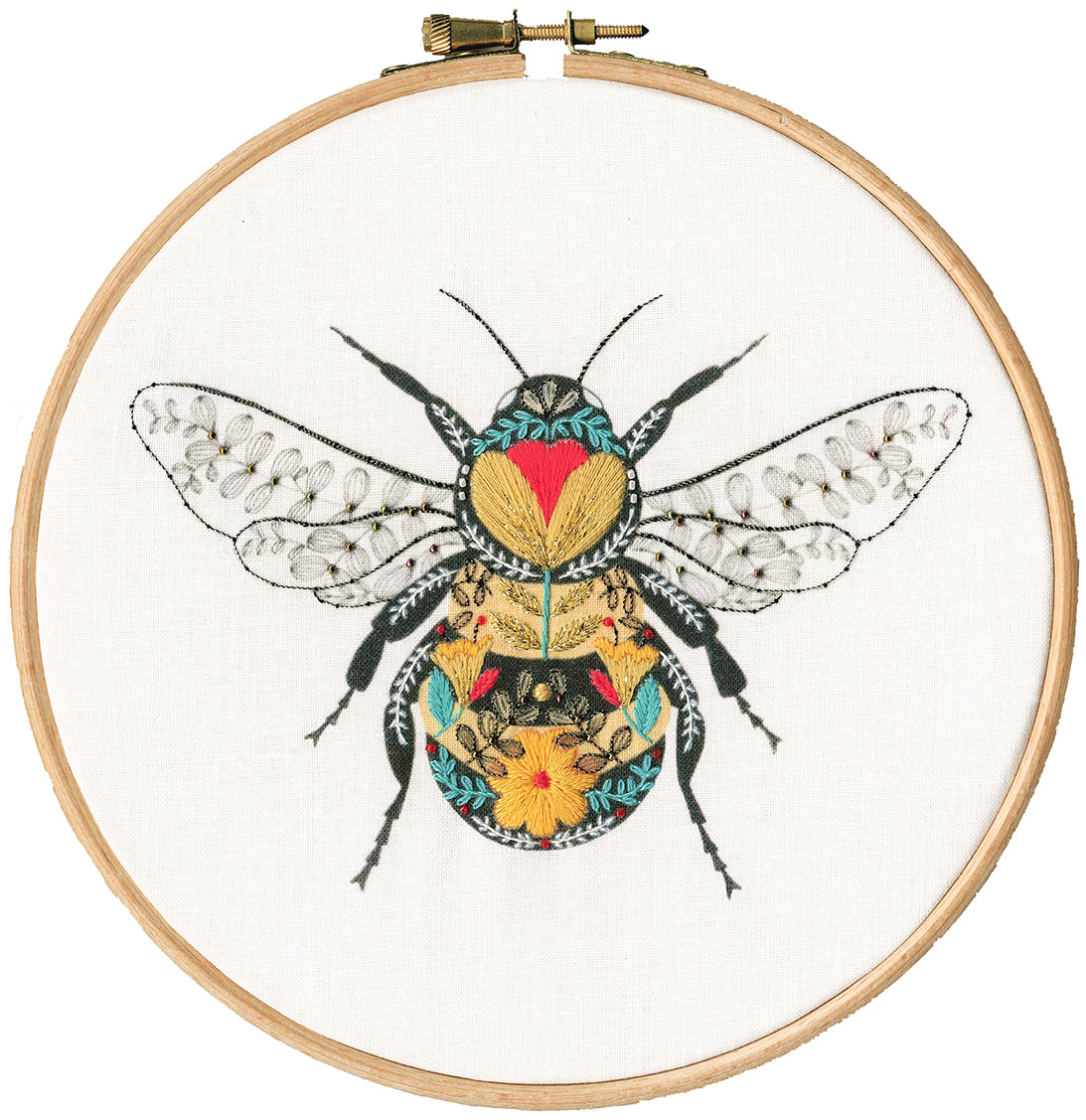 Bee - Pollen Embroideries Collection