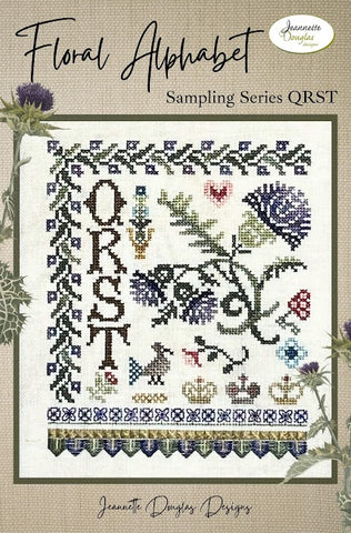 Floral Alphabet Sampling Series (QRST)