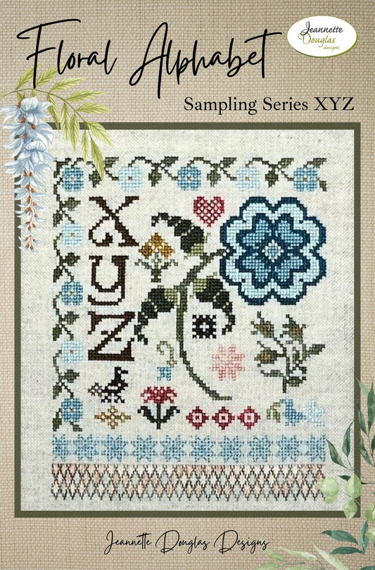 Floral Alphabet Sampling Series (XYZ)