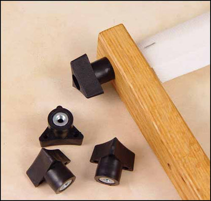 Scroll Bars: Hook & Loop (or Baste) System - Knobs