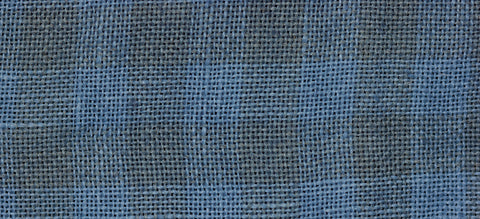 Blue Jean 2107 - Hand Dyed Gingham Linen - 28 count