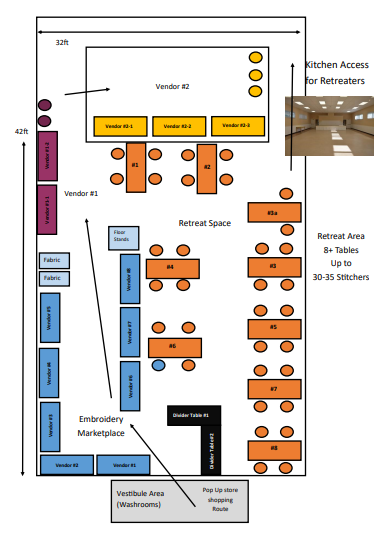 Vendor Rental - Meadowlark Park Hall Retreat