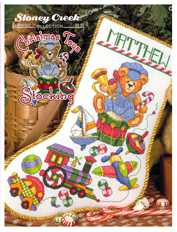 Christmas Toys Stocking - Leaflet 602