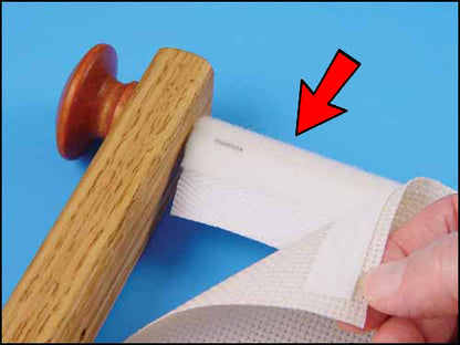 Scroll Rods: Hook & Loop (or Baste) System - Rods
