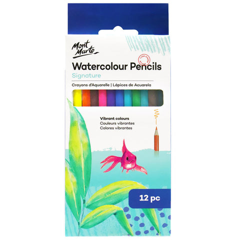 Watercolour Pencils - 12 pieces