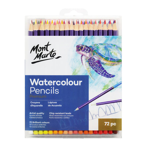 Watercolour Pencils - 72 pieces