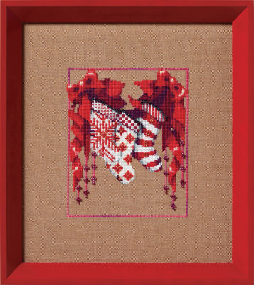 Stocking Trio - Christmas Fair Isle Red Collection