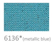 Pacific Blue (Metallic) - Newcastle Linen 140cm - 40 count METRIC