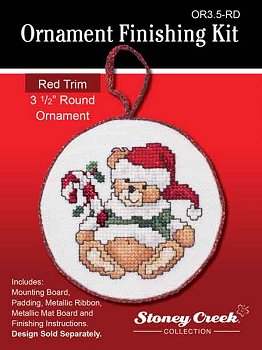 Ornament Finishing Kit - 3 1/2" Round
