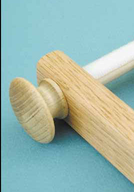 Scroll Bars: Hook & Loop (or Baste) System - Knobs