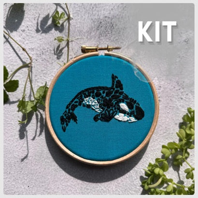 Orca Island - Embroidery Kit