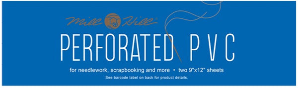 White - Perforated PVC - 14 Count