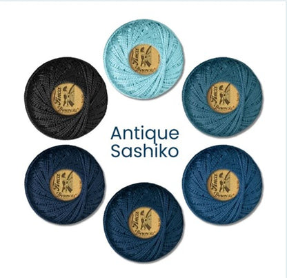 Antique Sashiko - Perle #8 (Finca) Multi Pack