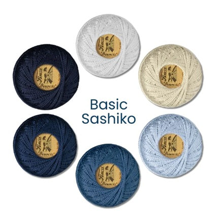 Basic Sashiko - Perle #8 (Finca) Multi Pack