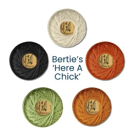 Bertie's 'Here A Chick' - Perle #8 (Finca) Multi Pack