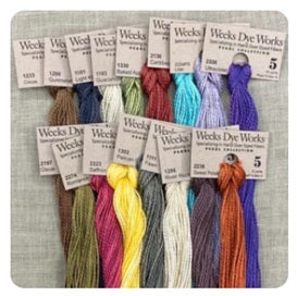 Perle Cotton (Weeks Dye Works) Size # 5 Group 2 (M-Z)