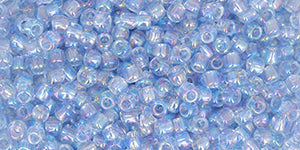 RE-Glass: Rainbow Finish - Size 11/0 (Round Seed Bead)