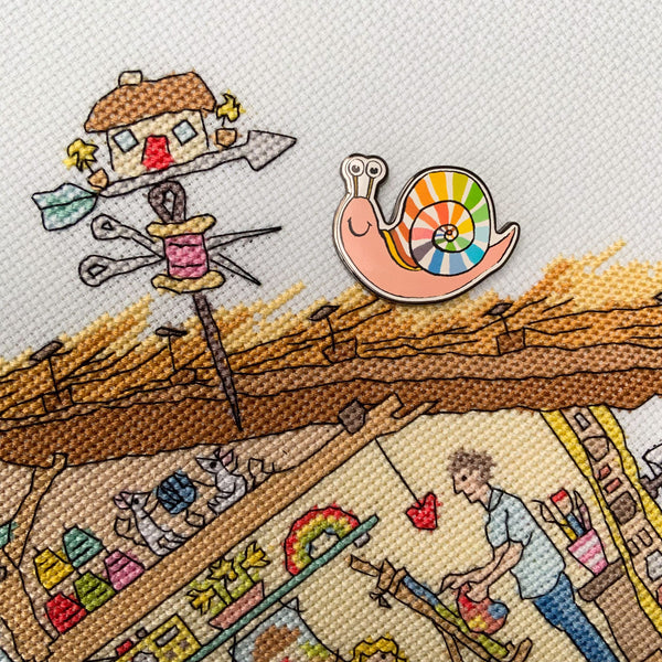 Rainbow Snail - Needleminder