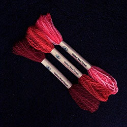 Crewel Wool/Overdyed (Set of 3) - Reds