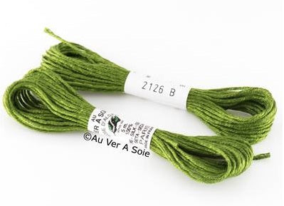 Soie d’Alger® - 5M skein - Yellow Green Colour Range