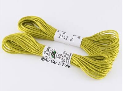 Soie d’Alger® - 5M skein - Yellow Green Colour Range