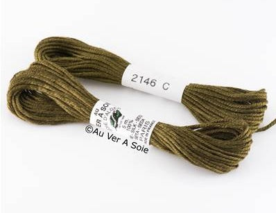 Soie d’Alger® - 5M skein - Yellow Green Colour Range