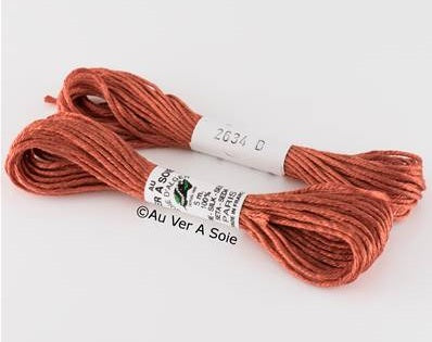 Soie d’Alger® - 5M skein - Red Orange Colour Range
