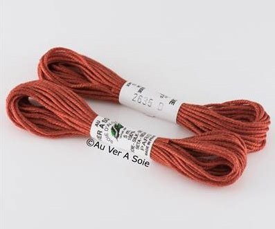 Soie d’Alger® - 5M skein - Red Orange Colour Range