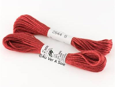 Soie d’Alger® - 5M skein - Red Orange Colour Range
