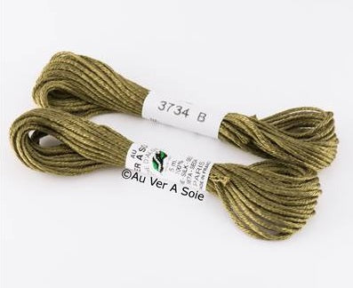 Soie d’Alger® - 5M skein - Yellow Green Colour Range