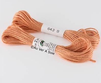 Soie d’Alger® - 5M skein - Red Orange Colour Range
