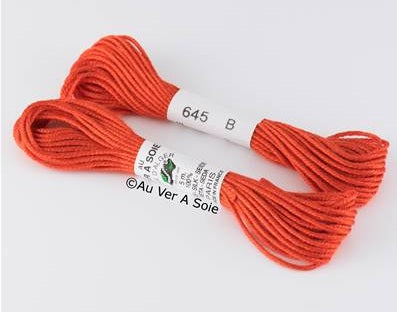 Soie d’Alger® - 5M skein - Red Orange Colour Range