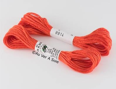Soie d’Alger® - 5M skein - Red Orange Colour Range
