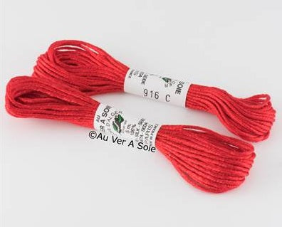 Soie d’Alger® - 5M skein - Red Orange Colour Range