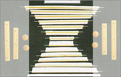 Scroll Rods: Hook & Loop (or Baste) System - Rods