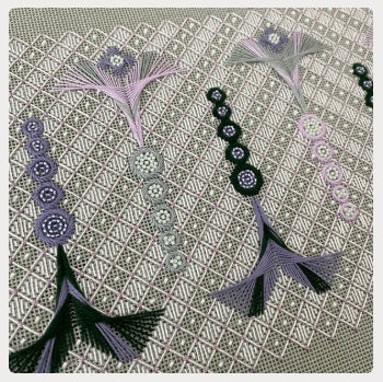 Stitches on Lace
