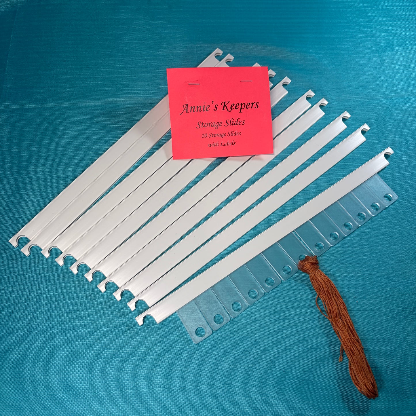 Storage Slides with Hooks - 10 units (No Thread Keepers)