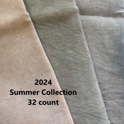 Light Brown Grey (2024) - Hand Dyed Belfast Linen - 32 count