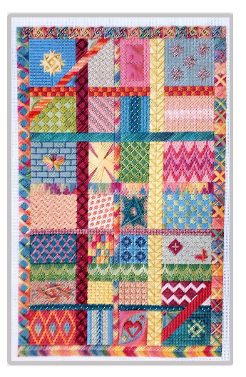 Sunlit Stitches - Mystery Sampler in 8 parts