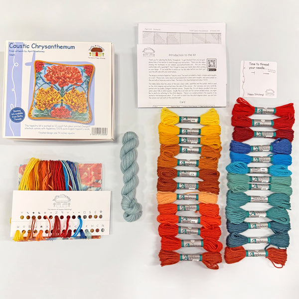 Caustic Chrysanthemum - Tapestry Pillow Kit