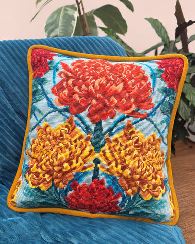 Caustic Chrysanthemum - Tapestry Pillow Kit