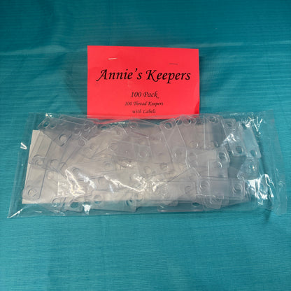 Thread Keepers with Labels - 100 pack