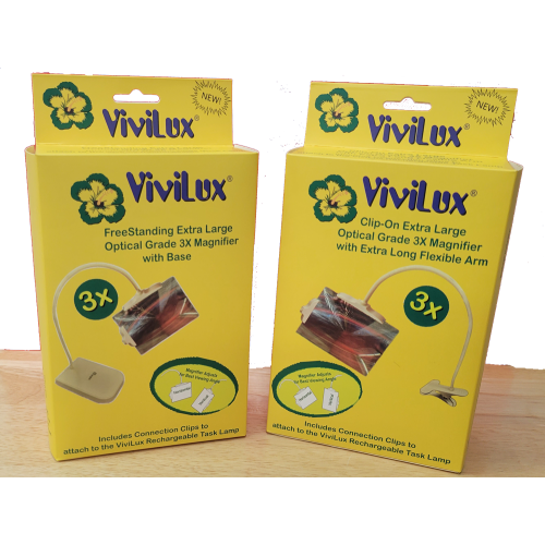 3X Magnifier 4"x6" - Free Standing
